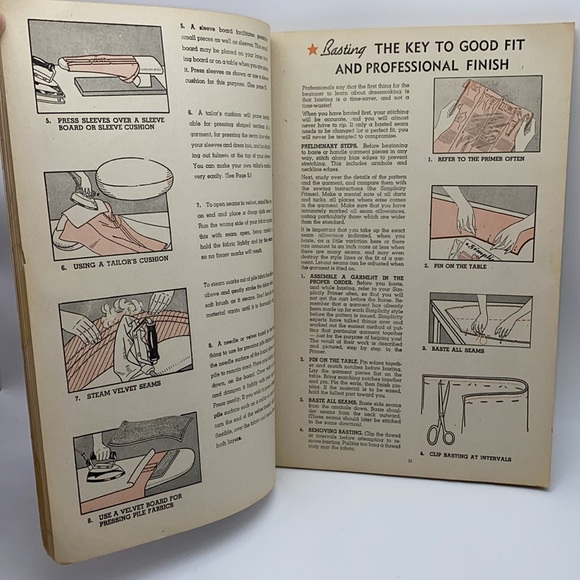 1940 Simplicity Sewing Book Fully Illustrated 600 Pictures - Picture 11 of 14